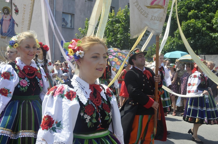 Boże Ciało w Łowiczu - procesja