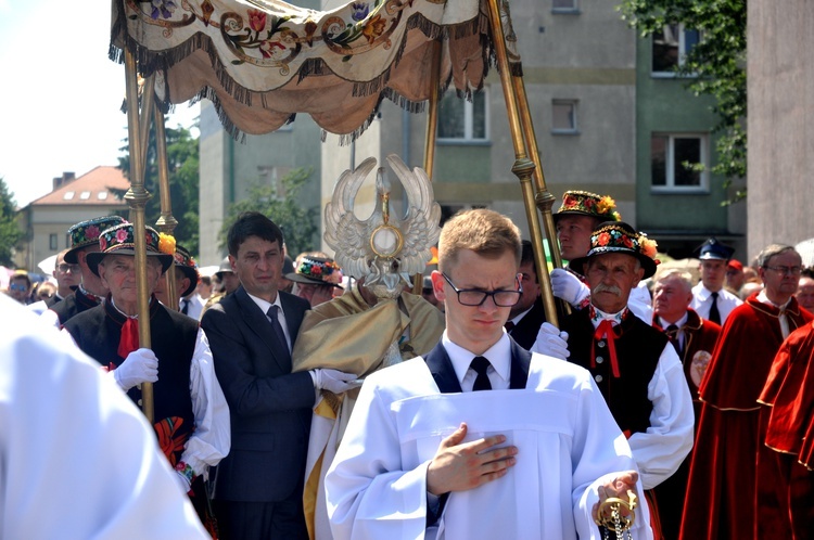 Boże Ciało w Łowiczu - procesja