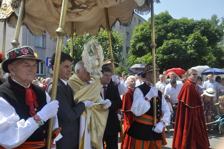 Boże Ciało w Łowiczu - procesja