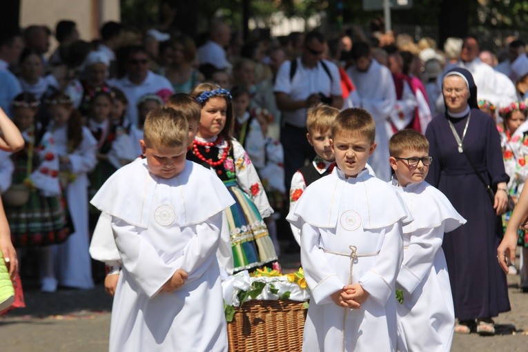 Boże Ciało w Łowiczu - procesja
