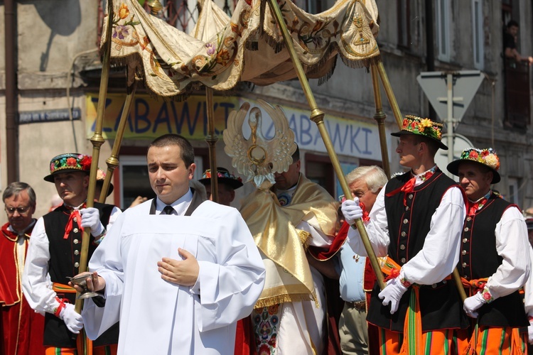 Boże Ciało w Łowiczu - procesja