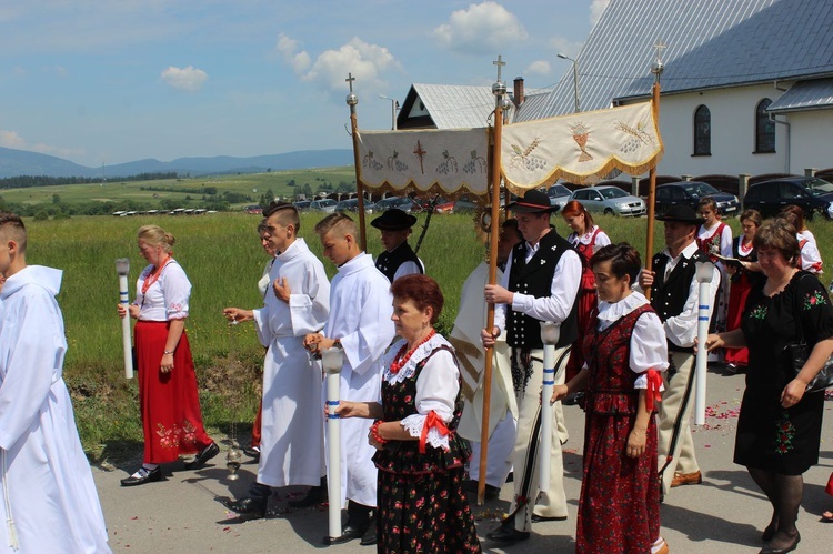 Boże Ciało w Jabłonce-Borach