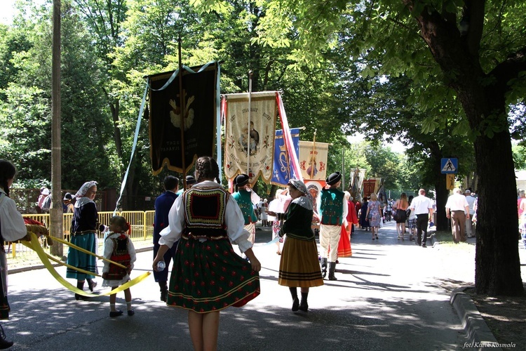 Ciechanów. Boże Ciało w centrum miasta