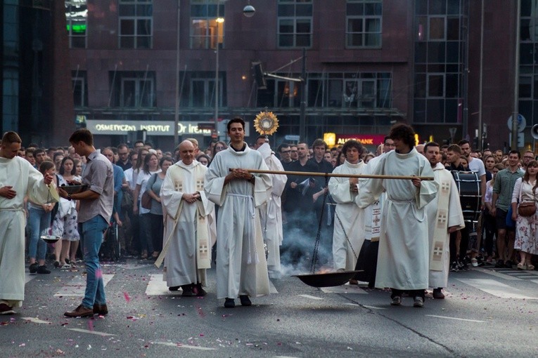 Procesja akademicka Bożego Ciała 2018