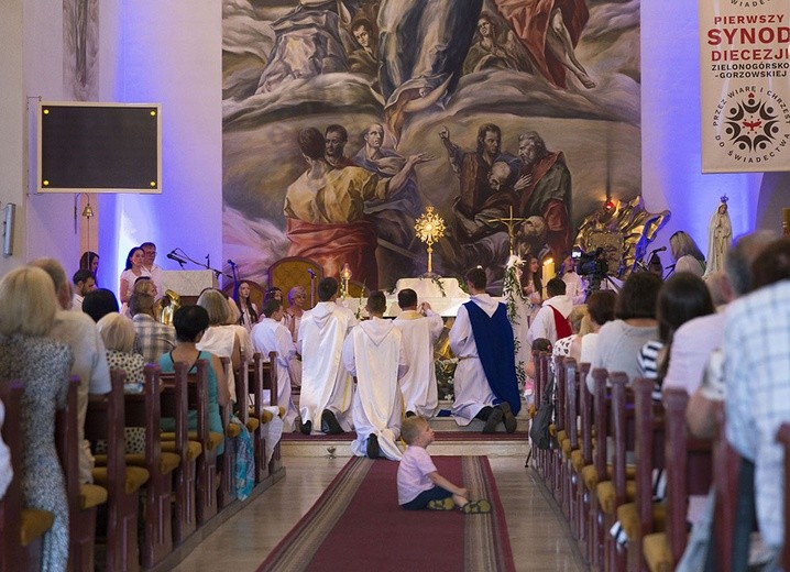 Nowosolskie uwielbienie w Boże Ciało