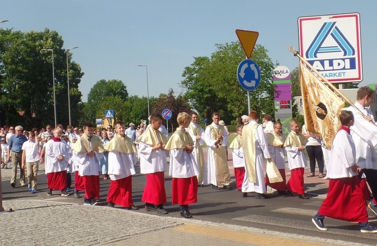 Miejska procesja Bożego Ciała w Głogowie