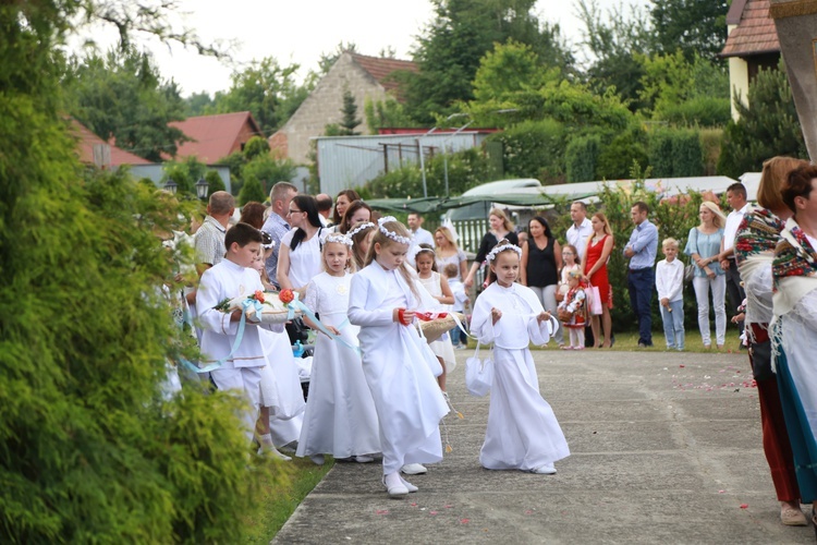 Poświęcenie plebanii i odpust w Grabnie