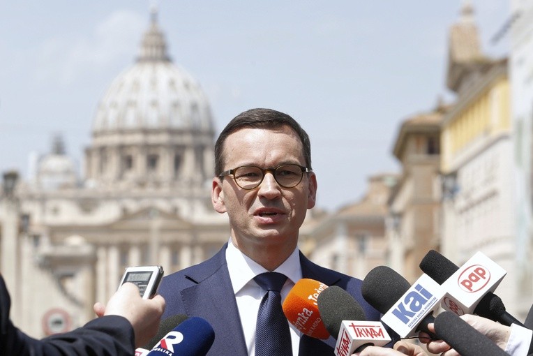 Morawiecki stwierdził, że był zaskoczony papieską wizją Europy