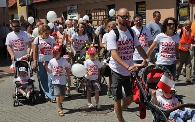 Tak było w ubiegłym roku w Żywcu na pierwszym Marszu dla Życia i Rodziny