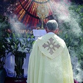 ◄	Wszystkie ołtarze nawiązywały do Ducha Świętego. W procesji uczestniczyli także biskupi katowiccy.