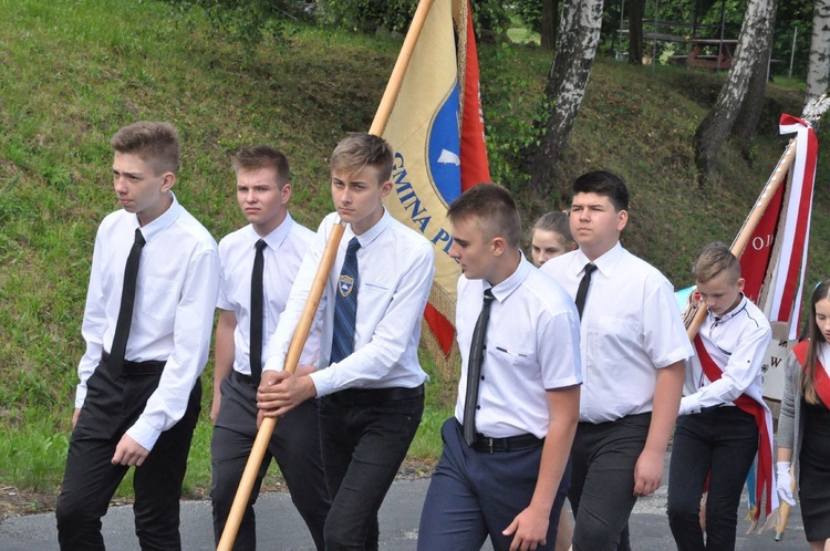 Pogrzeb ks. Gajdy w Porąbce Uszewskiej