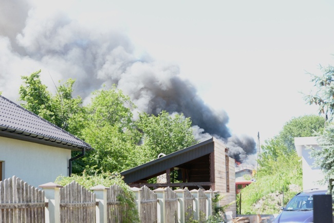 Pożar w Radomiu