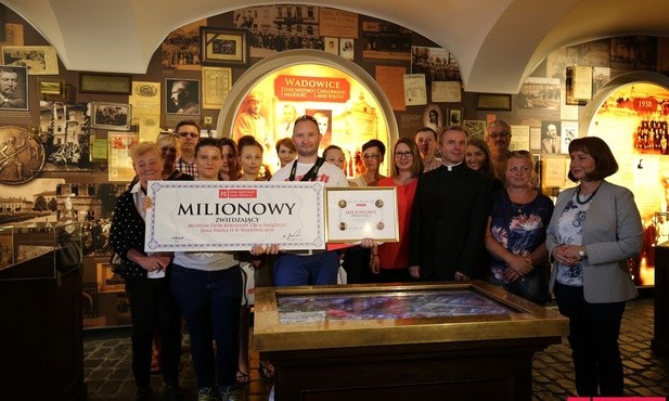 Milionowy gość w domu Jana Pawła II w Wadowicach