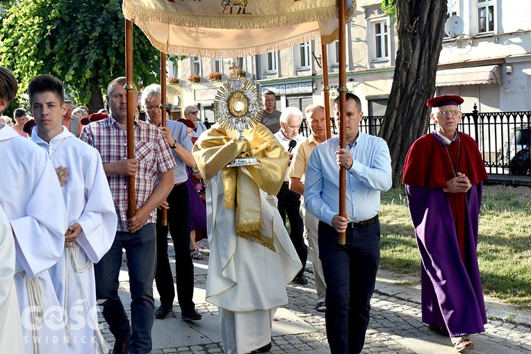 Zakończenie oktawy Bożego Ciała w Świebodzicach