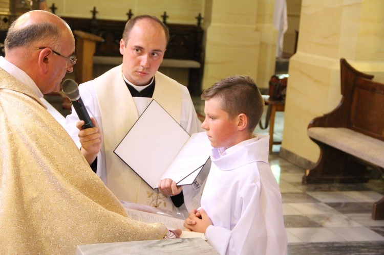 Błogosławieństwo lektorów w Szczurowej