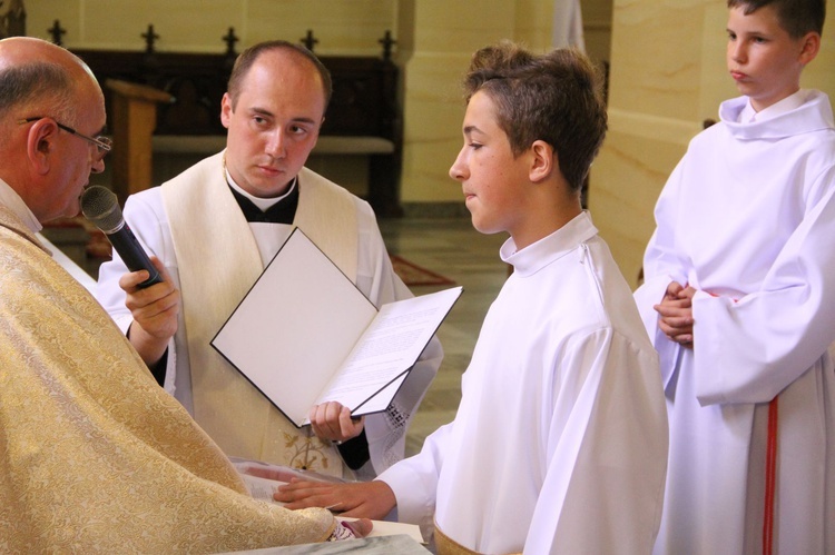 Błogosławieństwo lektorów w Szczurowej