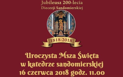 Zaproszenie na Mszę św. jubileuszową 