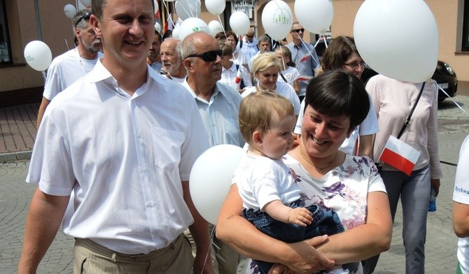 Na trasie Marszu dla Życia i Rodziny w Żywcu