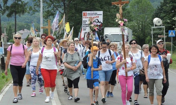Już po raz 11. Cięcina pielgrzymowałą do Matki Bożej Kalwaryjskiej