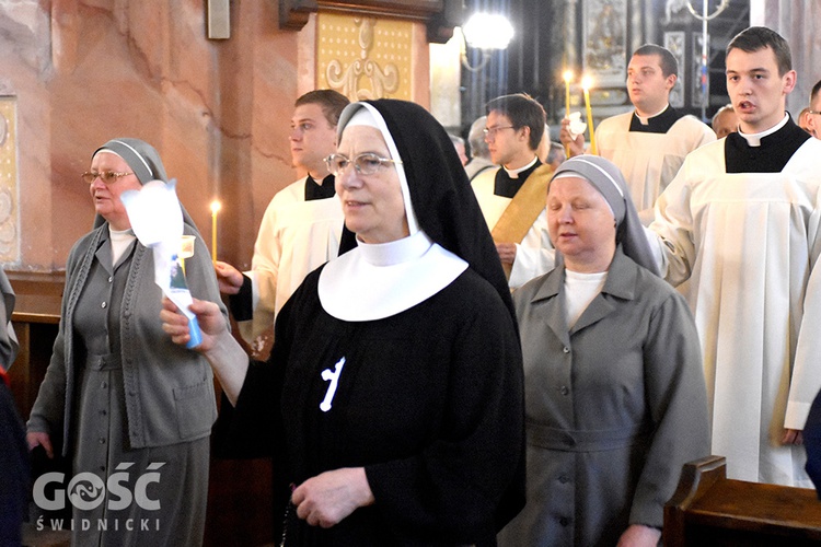 Nabożeństwo fatimskie w świdnickiej katedrze