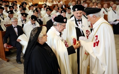 Członkowie zakonu rycerskiego z wizytą na Śląsku