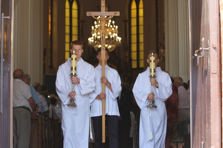 Poświęcenie zegara w Bąkowie Górnym