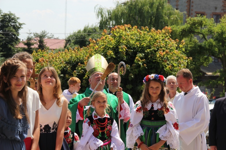 Poświęcenie zegara w Bąkowie Górnym