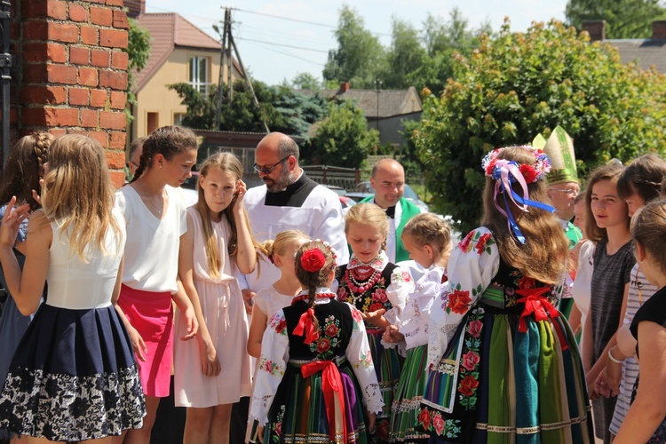 Poświęcenie zegara w Bąkowie Górnym