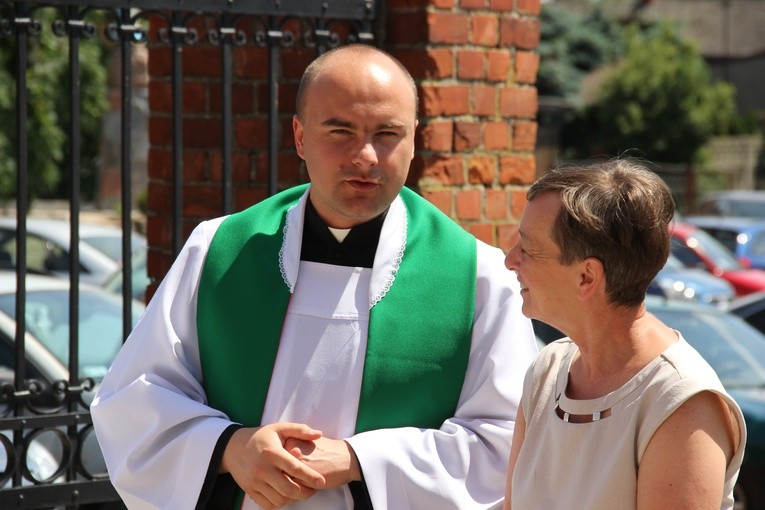 Poświęcenie zegara w Bąkowie Górnym