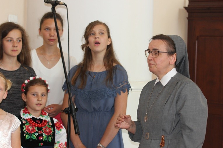 Poświęcenie zegara w Bąkowie Górnym