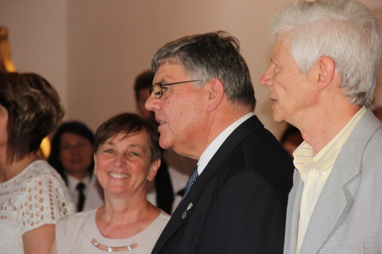 Poświęcenie zegara w Bąkowie Górnym