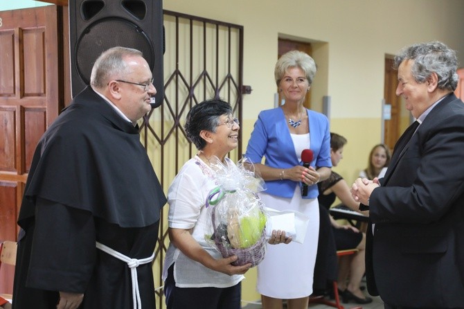 S. Berta Hernandez w szkole bł. Michała Tomaszka w Łękawicy