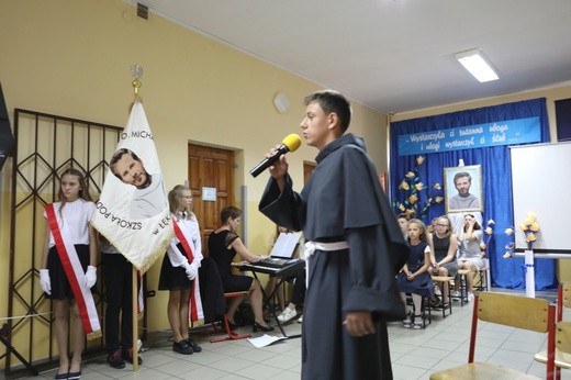 S. Berta Hernandez w szkole bł. Michała Tomaszka w Łękawicy