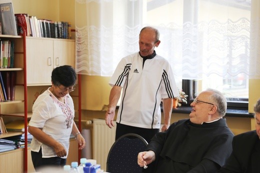 S. Berta Hernandez w szkole bł. Michała Tomaszka w Łękawicy