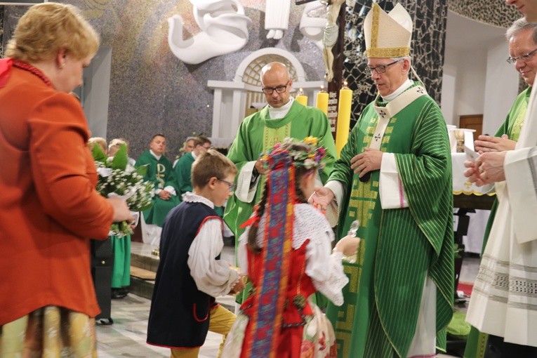 Msza z okazji nadania patronatu św. Barbary miastu Knurów