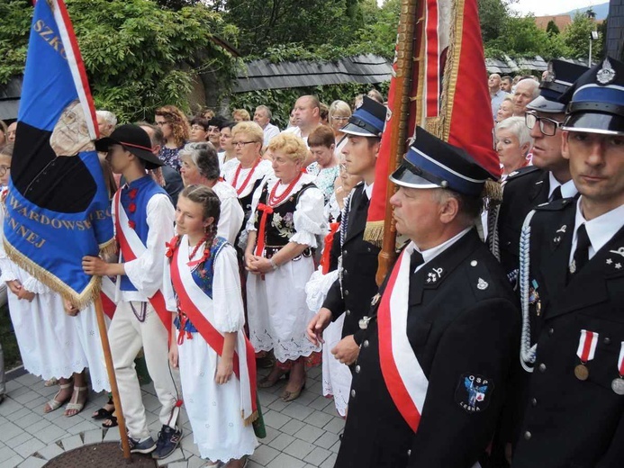 Tablica świętych Kawalerów Orderu Uśmiechu w Leśnej