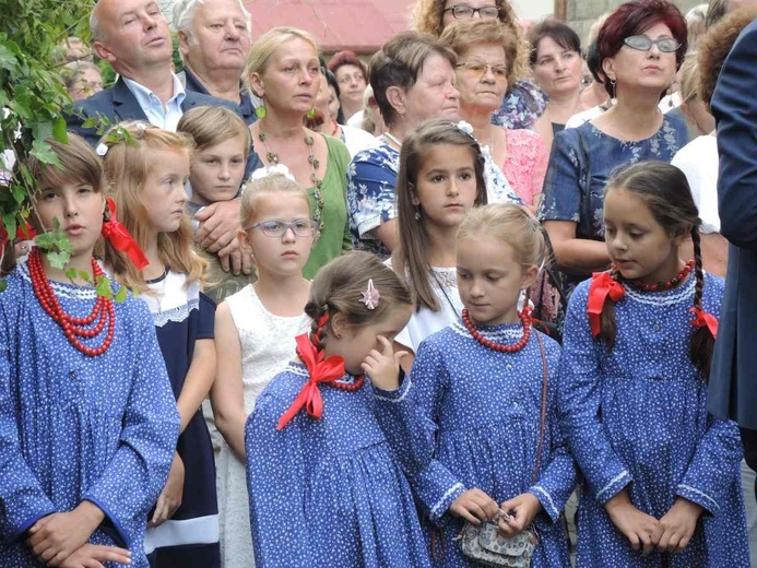 Tablica świętych Kawalerów Orderu Uśmiechu w Leśnej