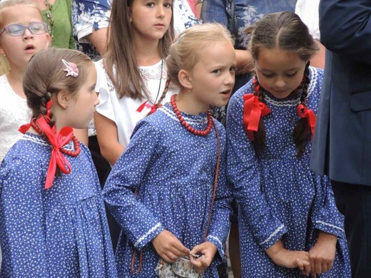 Tablica świętych Kawalerów Orderu Uśmiechu w Leśnej