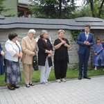 Tablica świętych Kawalerów Orderu Uśmiechu w Leśnej