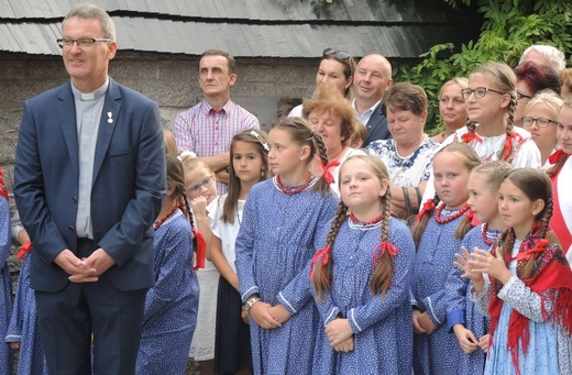 Tablica świętych Kawalerów Orderu Uśmiechu w Leśnej