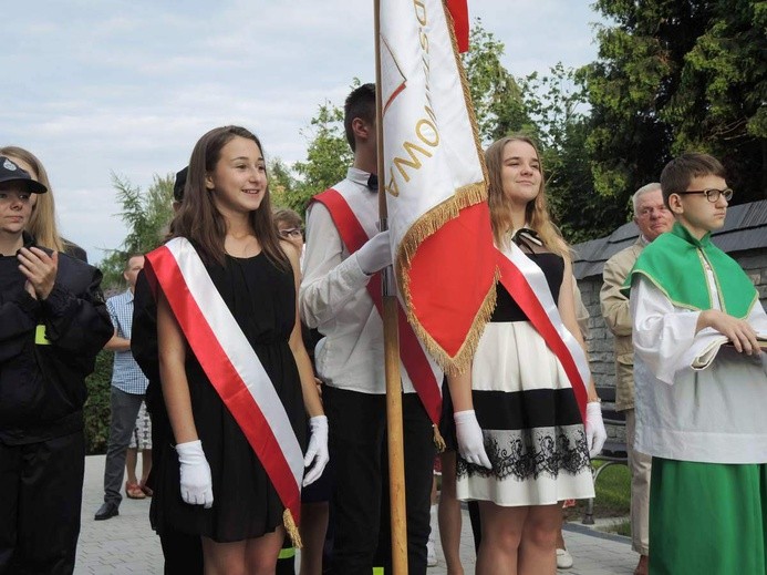 Tablica świętych Kawalerów Orderu Uśmiechu w Leśnej