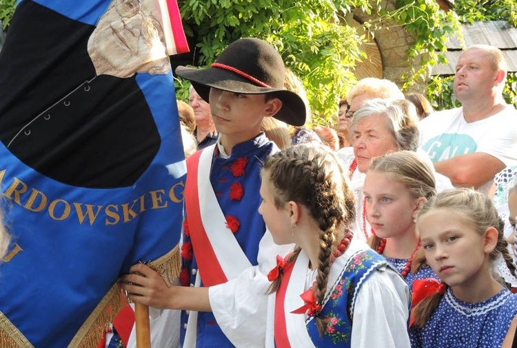 Tablica świętych Kawalerów Orderu Uśmiechu w Leśnej