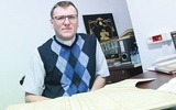 Ks. Krzysztof Kamieński, dyrektor Archiwum Diecezjalnego.