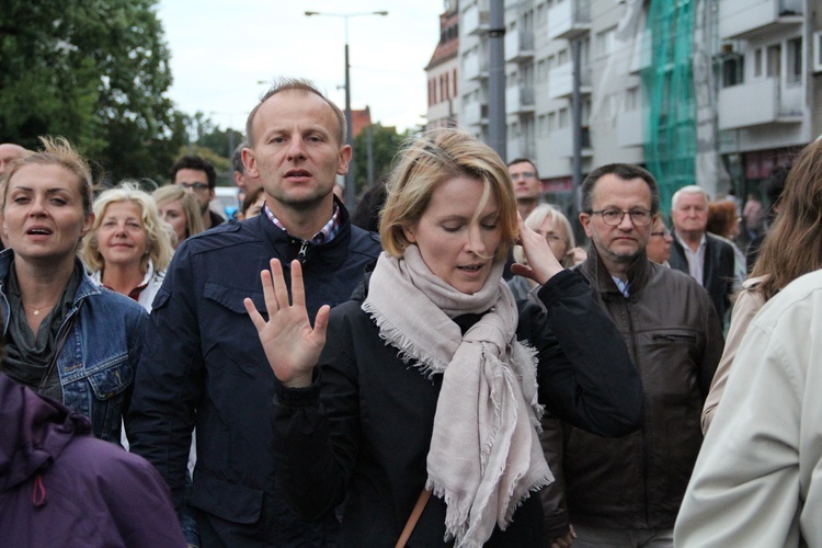 Procesja ewangelizacyjna ulicami Wrocławia