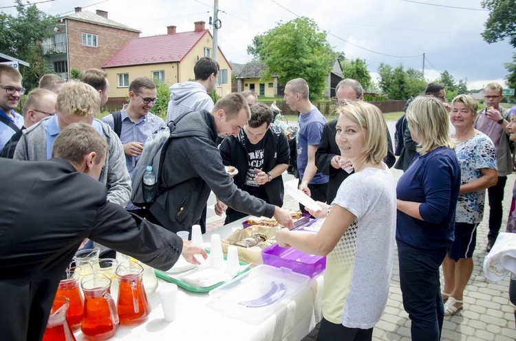 Seminaryjna pielgrzymka do Bielin 