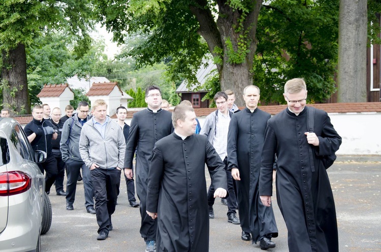 Seminaryjna pielgrzymka do Bielin 