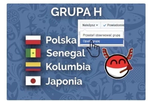 Zobacz memy po meczu Polska-Kolumbia