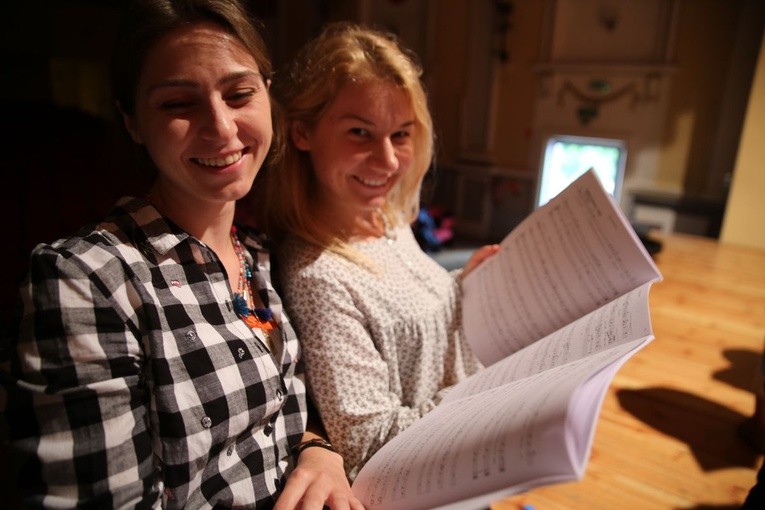 Próby przed oratorium 