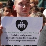 Protest przeciwko Modelowi na rzecz Równego Traktowania