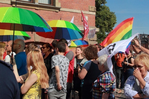 Protest przeciwko Modelowi na rzecz Równego Traktowania